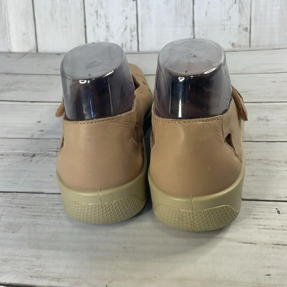 Hotter Made in England Bliss Mary Jane Tan Leather Comfort Shoes